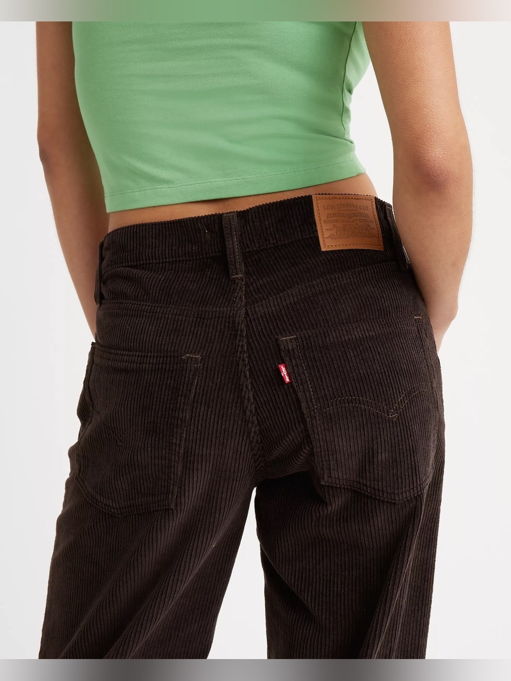 LEVI’S Baggy Dad Brown Corduroy Women’s Pants